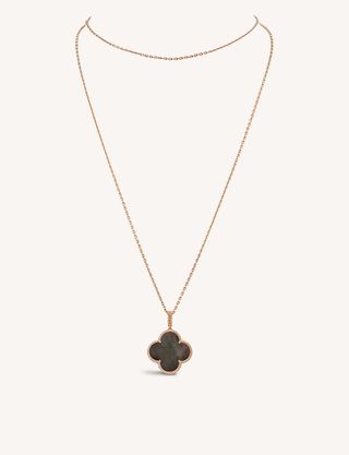 Van Cleef & Arpels + Magic Alhambra Rose-Gold and Mother of Pearl Necklace