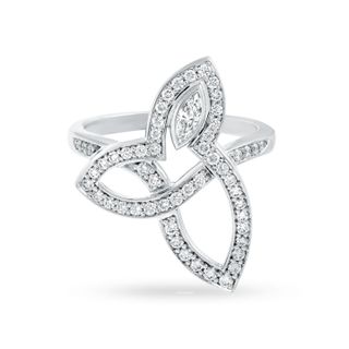 Harry Winston + Lily Cluster Platinum Ring