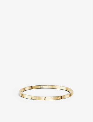 Cartier + LOVE Small 18ct Yellow-Gold Bracelet