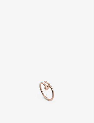 Cartier + Juste un Clou Small 18ct Rose-Gold Ring
