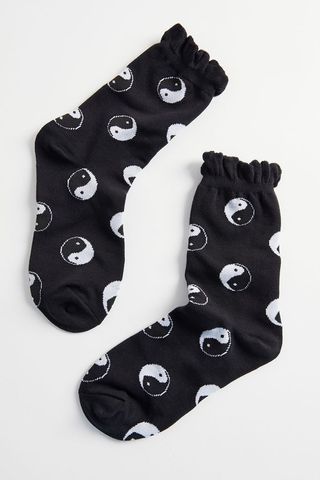 Urban Outfitters + Icon Ruffle Crew Sock