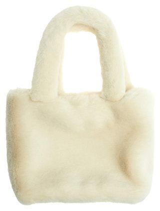 Annakastle + Soft Eco Fur Fluffy Mini Tote Bag Purse