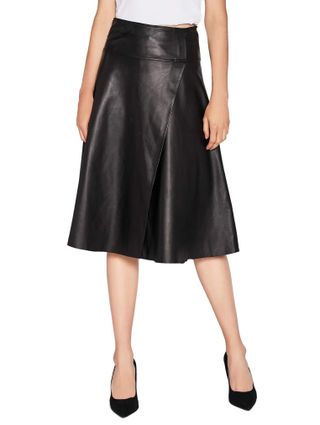 Smart Universe Wear + Asymmetrical High Waisted A-Line Skirt