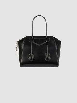 Givenchy + Medium Antigona Lock Bag in Box Leather