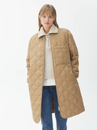 Arket + Quilted Long Jacket