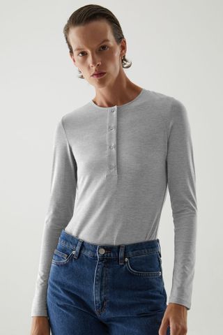 COS + Cotton Henley-Style Body