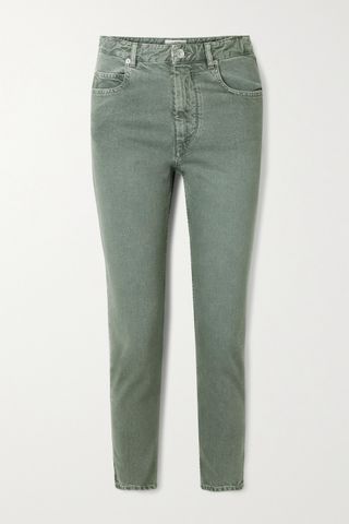 Étoile Isabel Marant + Neac Cropped Army Green Jeans