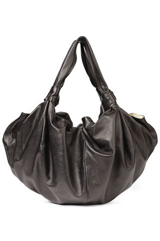 The Row + Ascot Knotted Leather Shoulder Bag