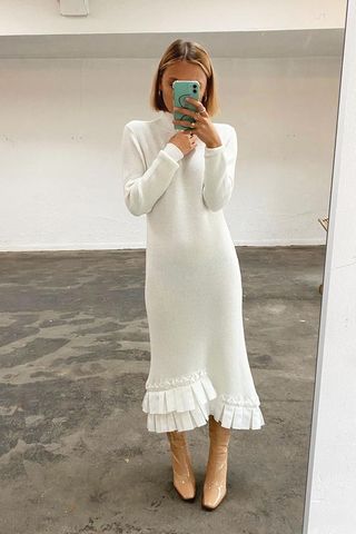 Never Fully Dressed + Cream Lulu Knit Dress