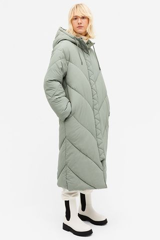 Monki + Long Puffer Coat