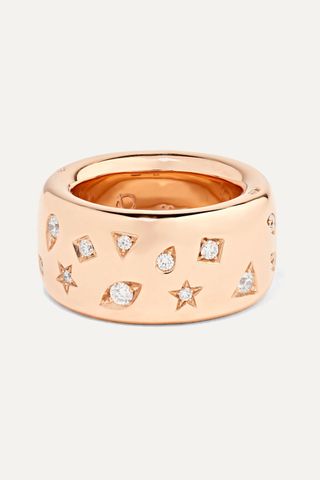 Pomellato + 18-Karat Rose Gold Diamond Ring