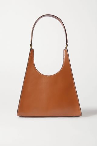 Staud + Rey Leather Shoulder Bag