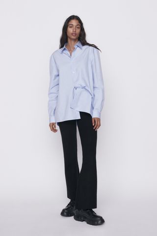 Zara + Pants With Front Seams Limited Edition