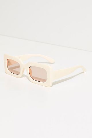 Free People + Temptation Rectangle Sunglasses