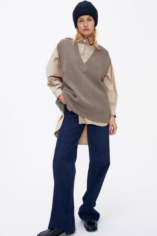 Zara + Knit Vest
