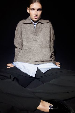 Zara + Wool Knit Sweater Limited Edition