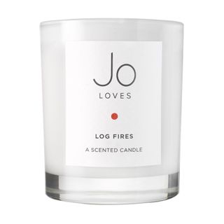 Jo Loves + Log Fires Scented Candle