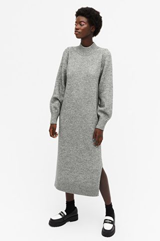 Monki + Wool-Blend Knit Dress