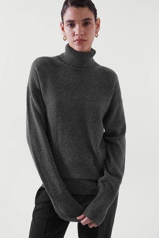 COS + Turtleneck Cashmere Jumper