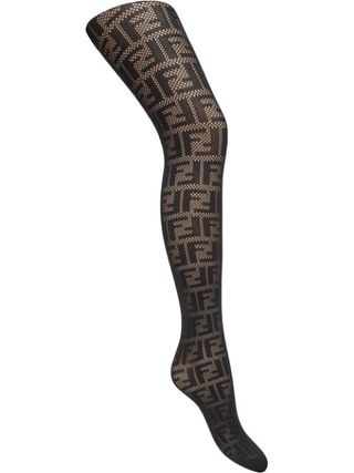 Fendi + Ff Motif Tights