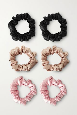 Slip + Set of Six Large Silk Hair Ties