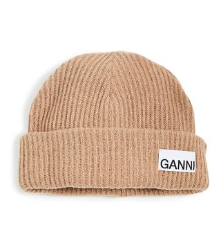 Ganni + Recycled Wool Knit Hat