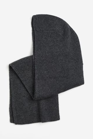 H&M + Cashmere-Blend Hooded Scarf