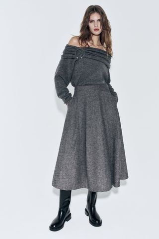 Zara + Cape Skirt