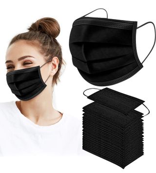 Fresh 360 + Black Disposable Face Protection 50 Pack