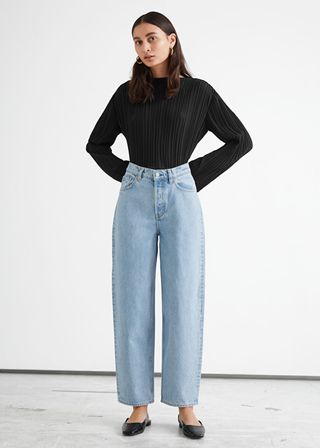 & Other Stories + Major Cut Cropped Jeans
