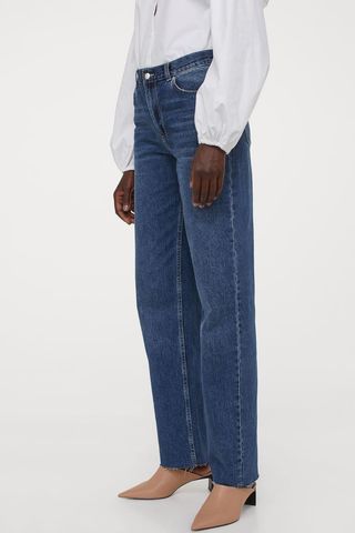 H&M + Straight Regular Jeans