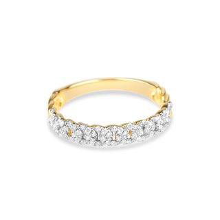 Stone and Strand + Fine Diamond Pave Chain Ring