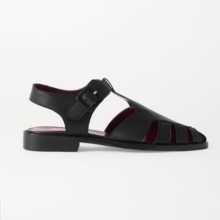 Staud + Brady Cutout Leather Loafers