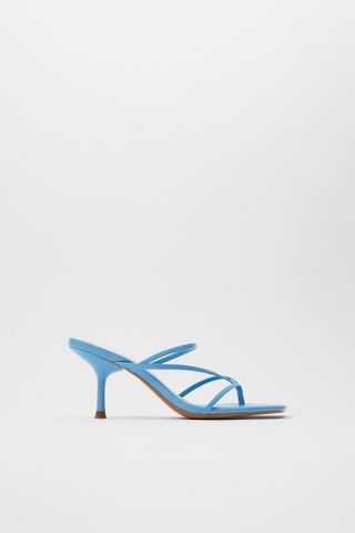 Zara + Thin Strappy Sandals