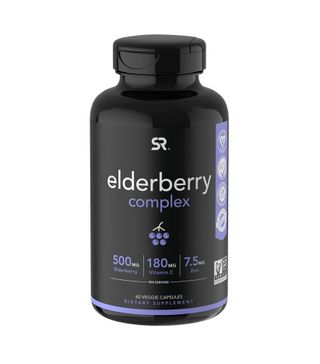 Sports Research + Elderberry Capsules With Zinc & Vitamin C