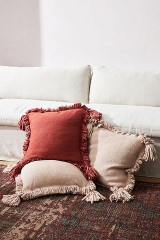 Amber Lewis for Anthropologie + Fringed Joshua Pillow
