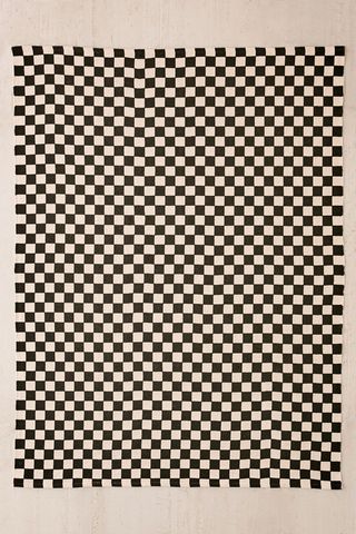 UO + Checkerboard Printed Rug