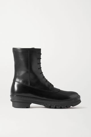Legres + 15 Matte and Patent-Leather Ankle Boots