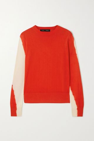 Proenza Schouler + Tie-Dyed Cotton-Blend Sweater