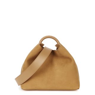 Elleme + Raisin Camel Nubuck Top Handle Bag