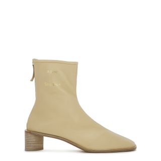 ACNE Studios + 45 Sand Leather Ankle Boots