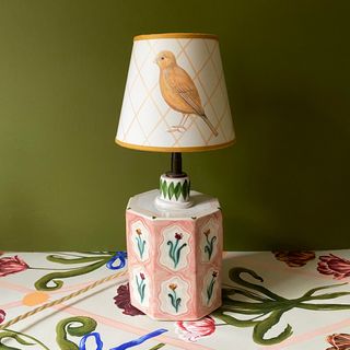Polly Fern + Canary Lampshade