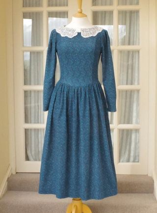 Vintage Laura Ashley + Needlecord Dress Size
