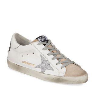 Golden Goose + Superstar Bow Lace-Up Sneakers