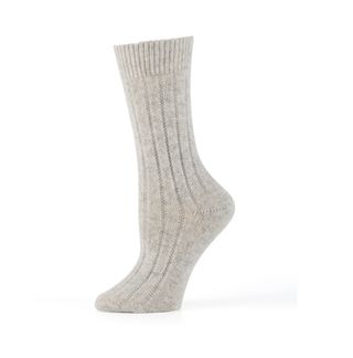 Neiman Marcus + Cashmere Ribbed Socks