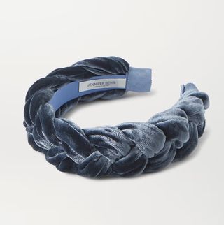 Jennifer Behr + Lorelei Braided Velvet Headband