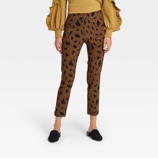 Who What Wear x Target + High-Rise Cropped Pants