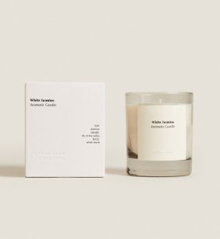 Zara + White Jasmine Scented Candle