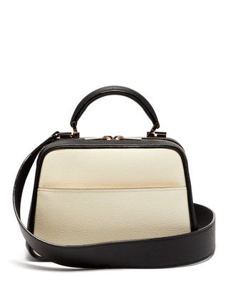 Valextra + Serie S Small Grained-Leather Shoulder Bag