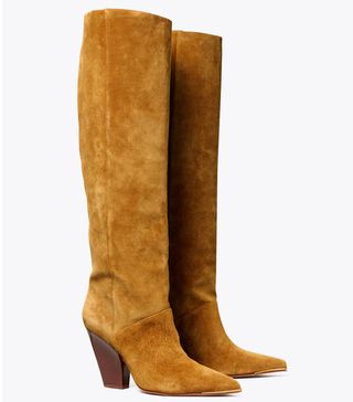 Tory Burch + Lila Suede Knee Boot